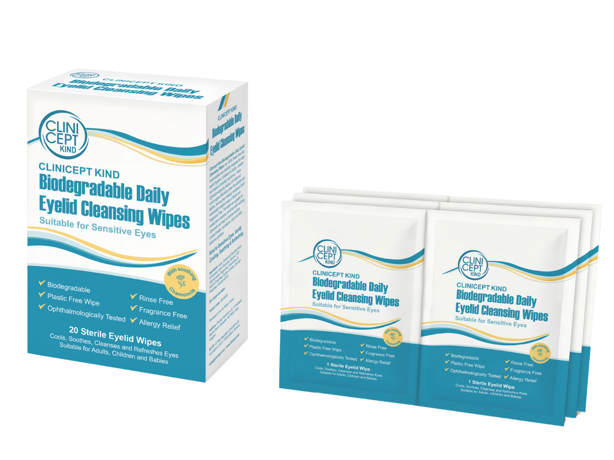 biodegradable eyelid wipes