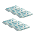Six packs of Clinicept 4% dimethicone continence wipes