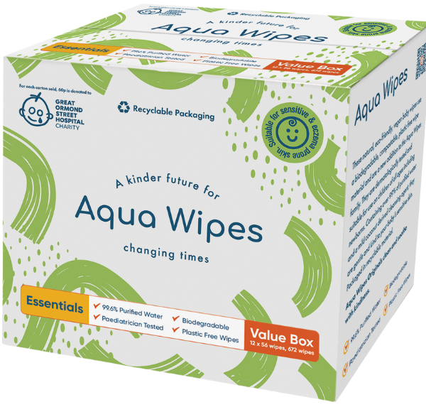 Aqua Wipes Essentials baby wipes value box