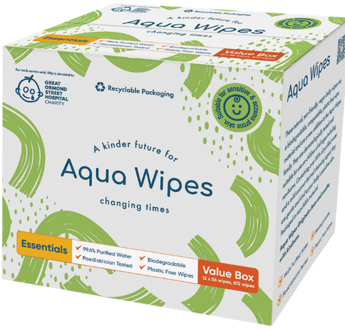 Aqua Wipes Essentials baby wipes value box